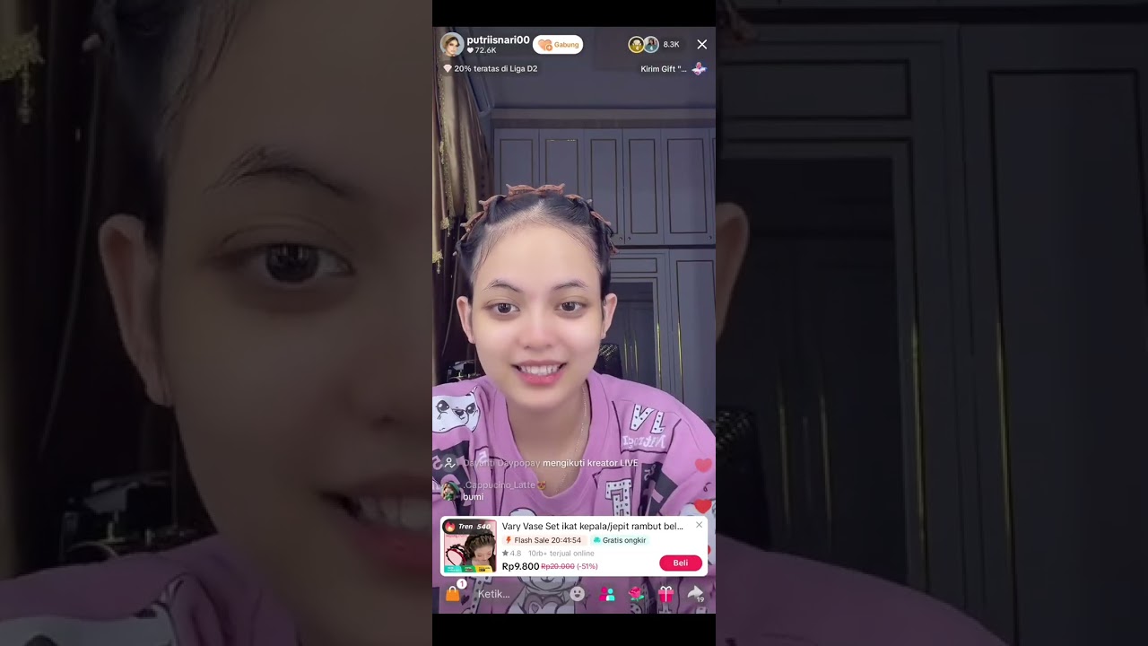 MASYAALLAH LIVE BUMIL PUTRI ISNARI!! #PUTRIISNARI