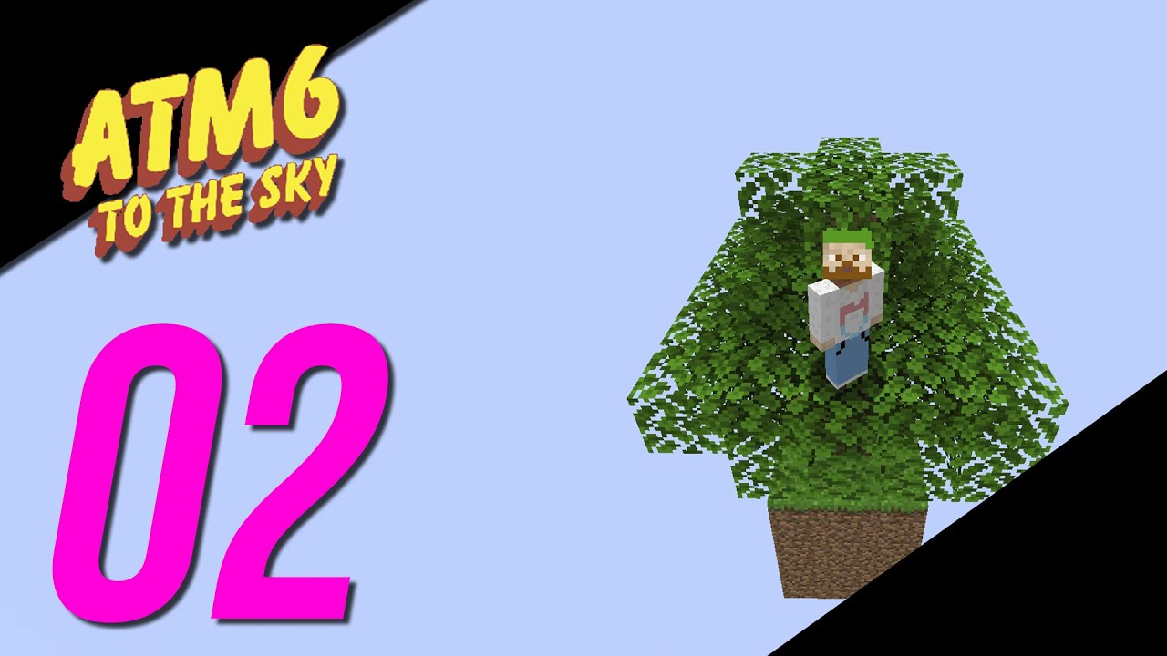 ATM6 Skyblock - EP02 - Infrastruktura i PEDESTALS mod! #ATM6S #minecraft #idedizel