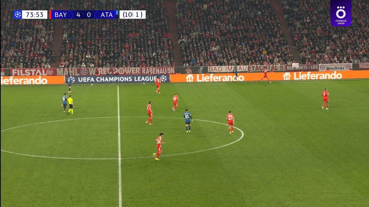 Бавария Аталанта 4 1 обзор матча ЛЧ