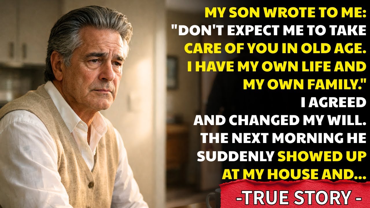 My son turned his back on me — one decision changed everything overnight…
