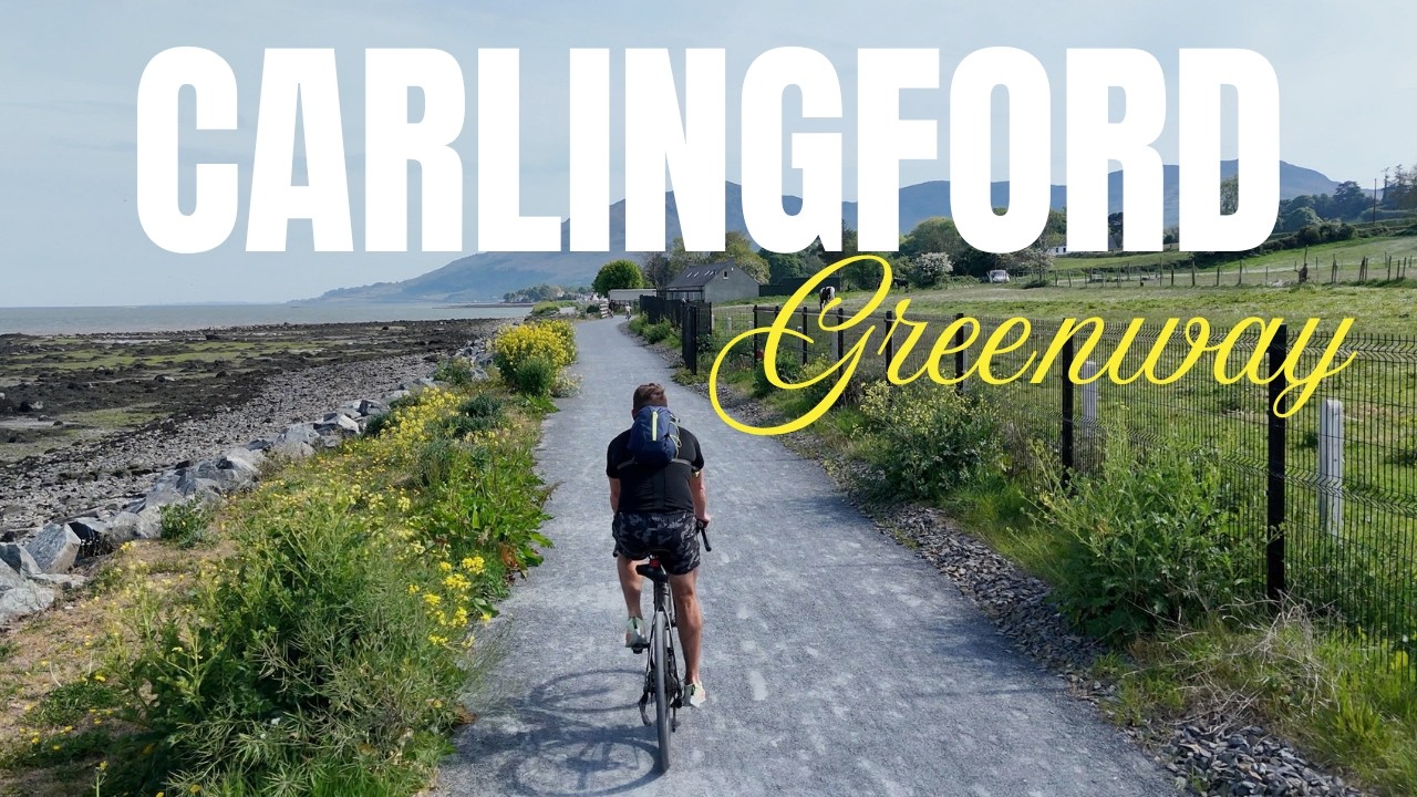 Cycling the STUNNING Carlingford Lough - Newry Greenway | Ireland to Northern Ireland 🇮🇪➡️🇬🇧