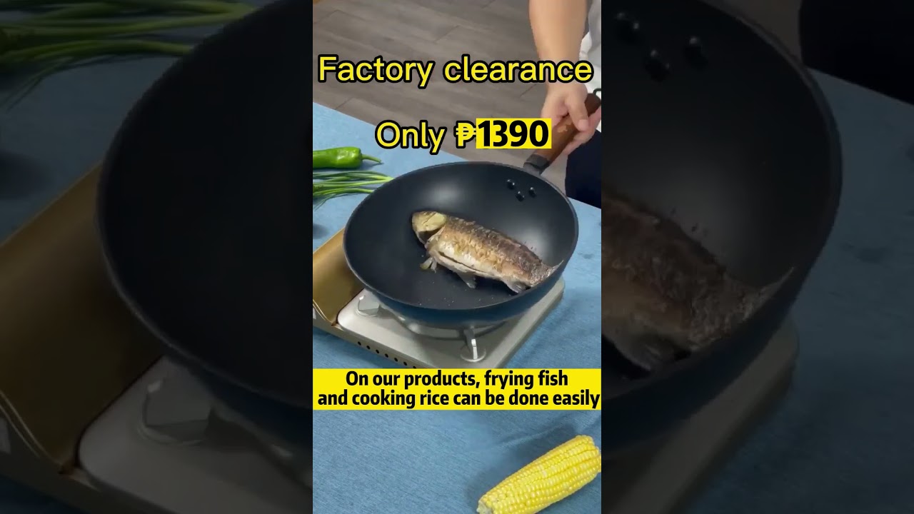 Japanese iron wok