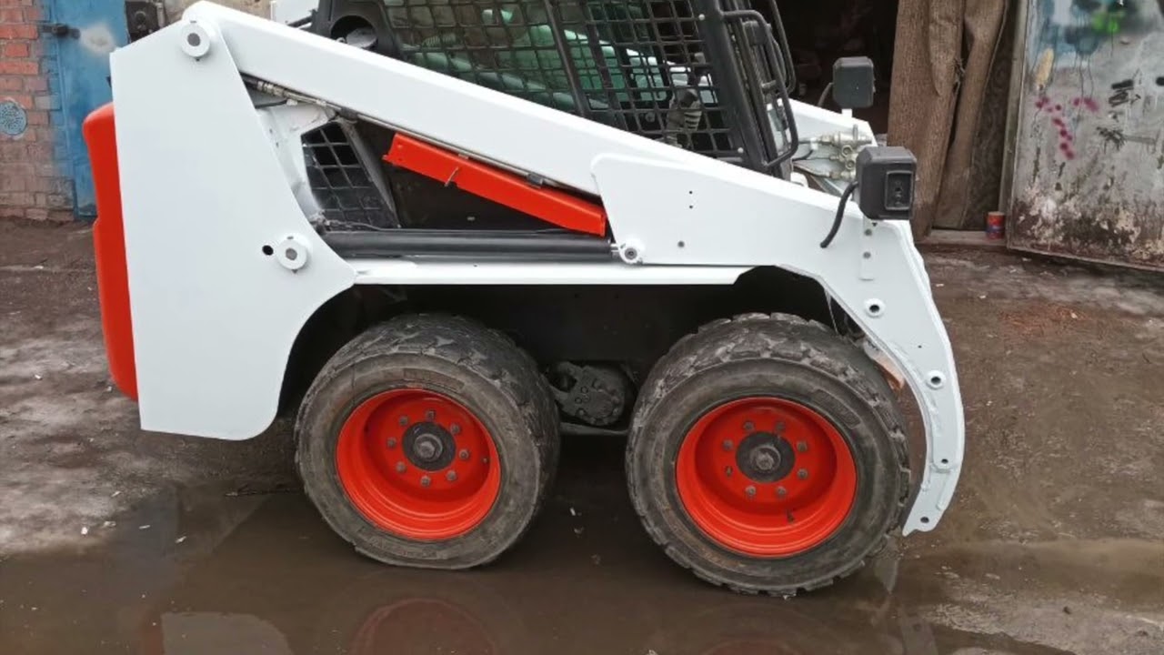 Restoration of Classic Bobcat Mini Loader - From Old to New! - Реставрация мини погрузчика Bobcat