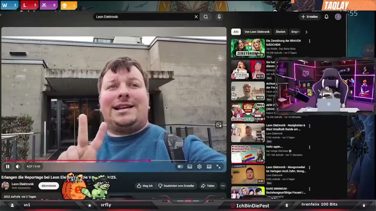 Ich reagiere auf 