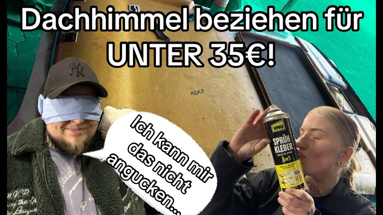 Dachhimmel beziehen für UNTER 35€! So wirds gemacht! (Oder auch nicht…) BMW E34
