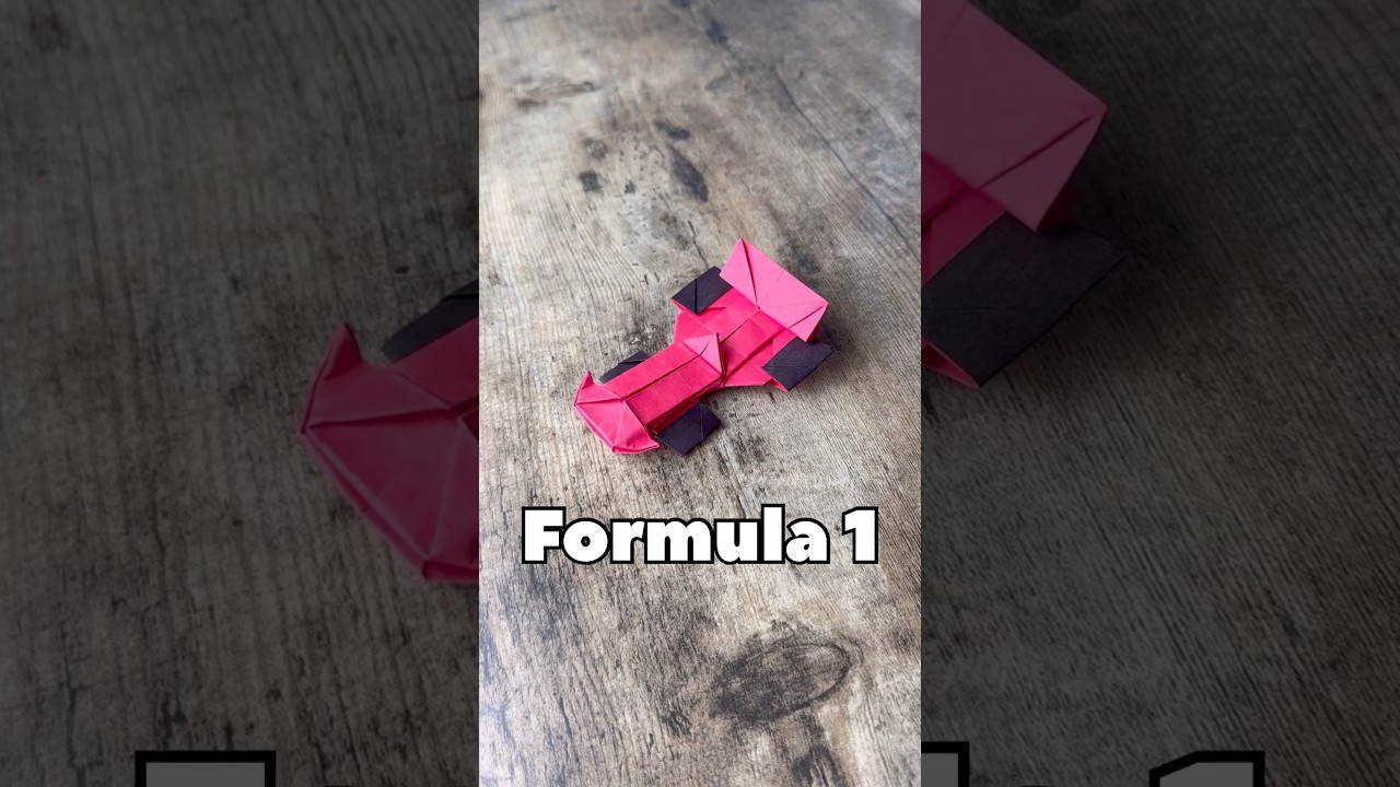 FORMULA 1 ORIGAMI TUTORIAL | HOW TO MAKE EPIC ORIGAMI FORMULA ONE STEP BY STEP | DIY RACING CAR