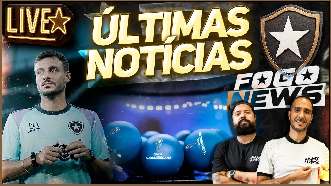 🔴AO VIVO: SORTEIO DA SUL-AMERICANA | CONHEÇA O ADVERSÁRIO DO BOTAFOGO | MARTIN ANSELMI PODE CAIR?