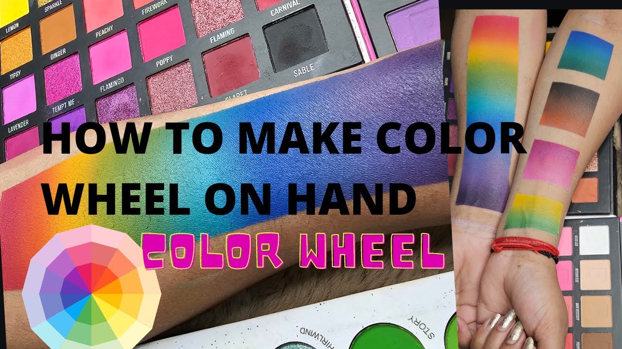 LEARN HOW TO MAKE COLORWHEEL WHEEL ON HAND | COLORWHEEL | COLOR KNOWLEDGE  #deepakjainmakeup