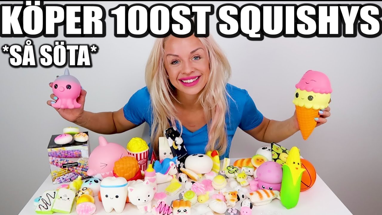 KÖPER 100st SQUISHYS *SÅ SÖTA*