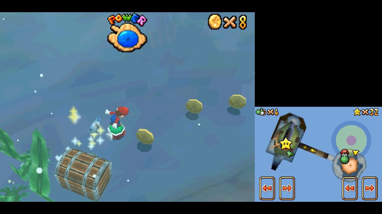 [HD SM64DS TAS] DDD 100 coins 1'39