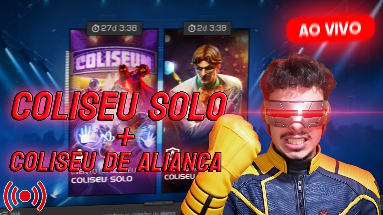 COLISEU SOLO + COLISEU DE ALIANÇA (LIVE) - MARVEL Contest of Champions