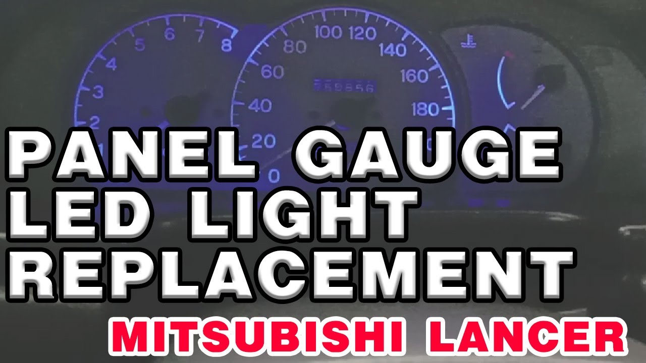 Paano magpalit ng ilaw sa dashboard/panel gauge | MITSUBISHI LANCER DASHBOARD LED LIGHT REPLACEMENT
