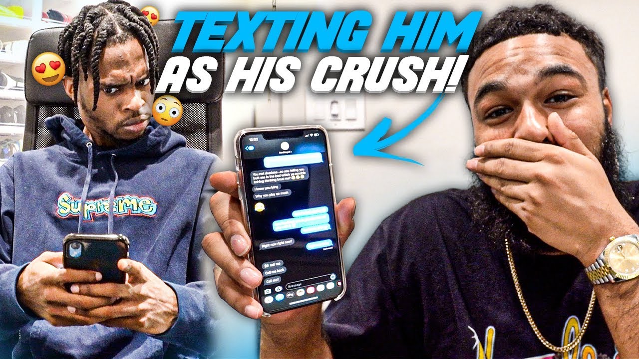 PRANKING MY BEST-FRIEND AS IF I WAS HIS CRUSH (MUST WATCH!!)
