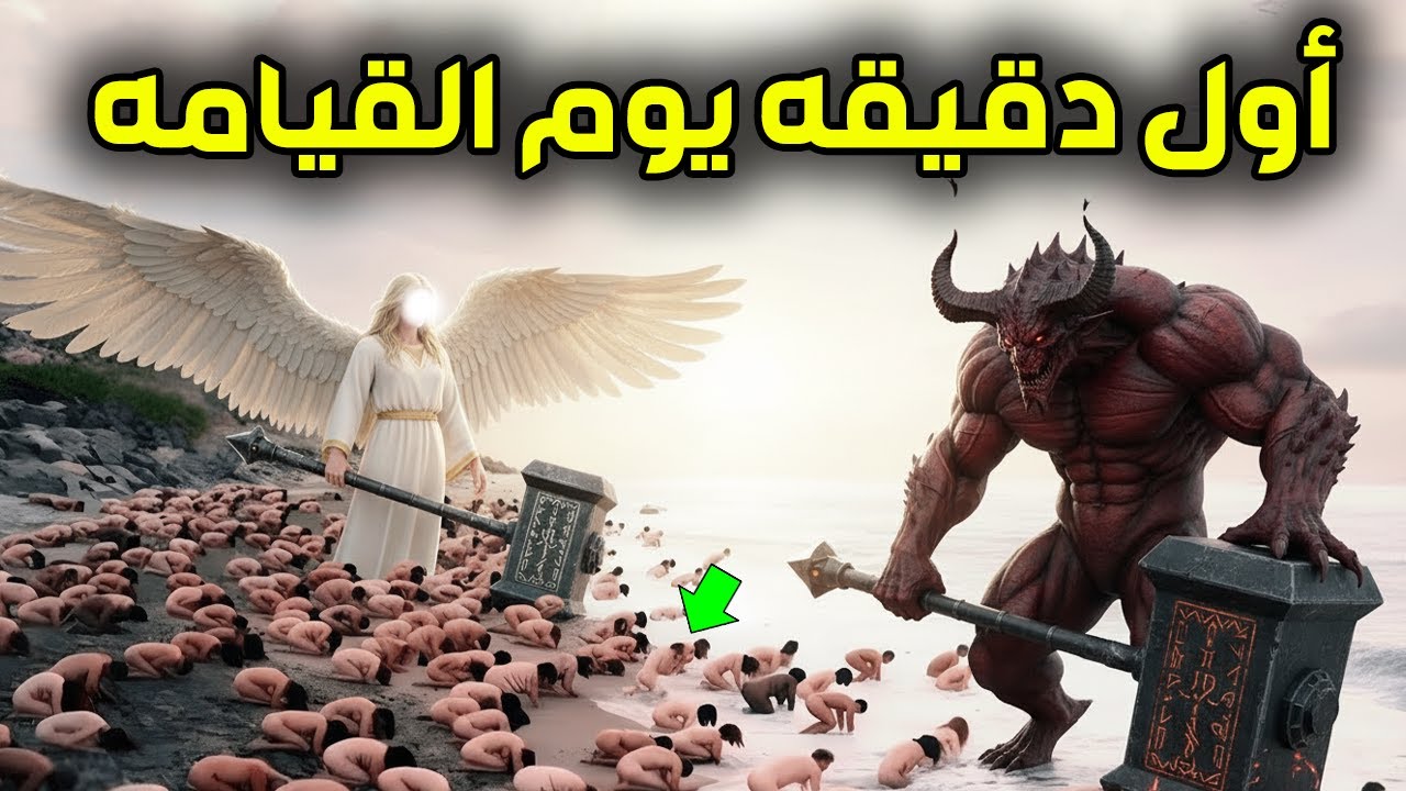 ماذا يحدث فى أول دقيقة يوم القيامة ؟ وماذا سيفعل الله بالبشر؟ ستبكى على حالك ! أهوال يوم القيامه ؟!