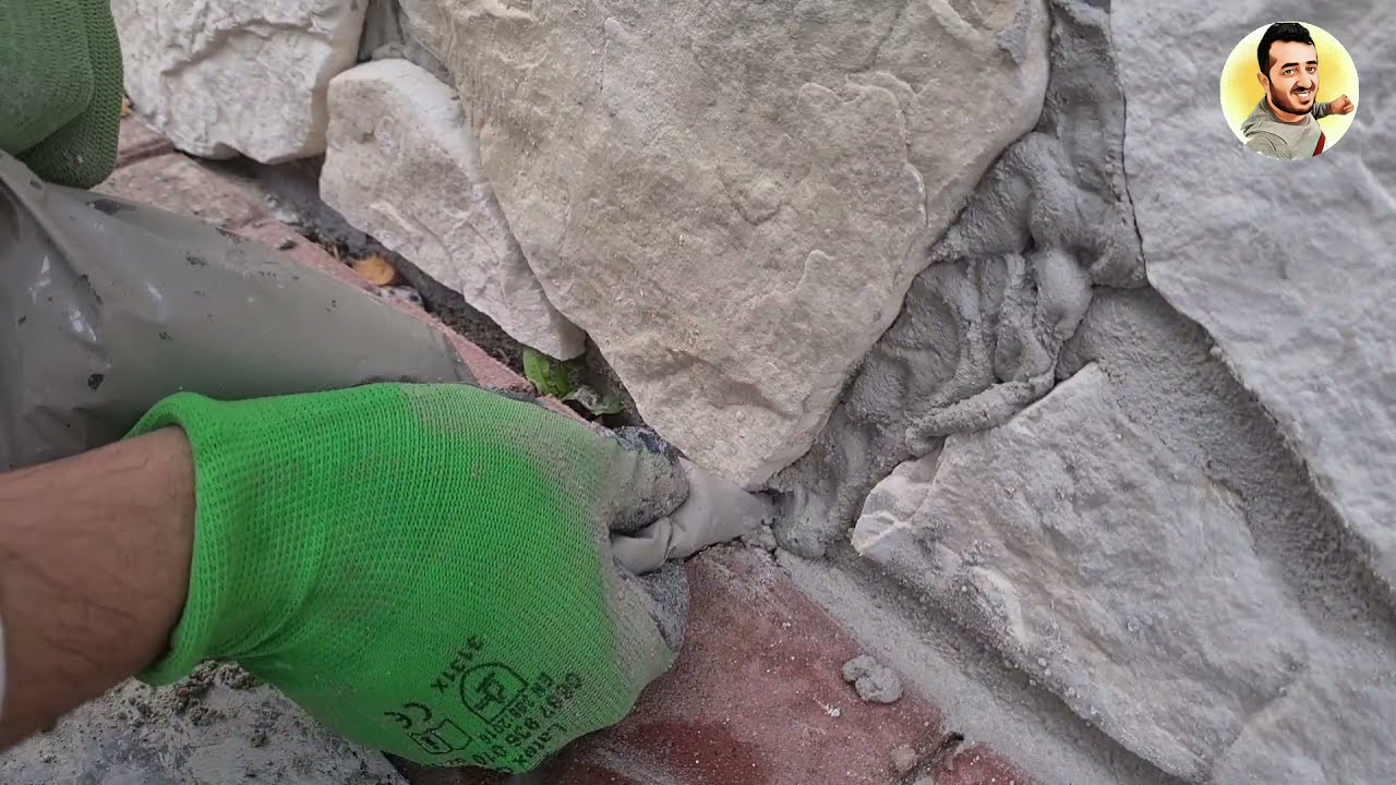 Doğal taş derz arası nasıl doldurulur | Derz nasıl hazırlanır | Derz çekme - Grouting natural stone
