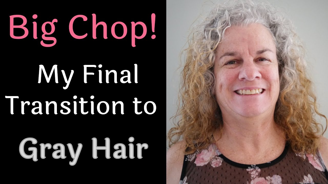 Big chop-Gray hair transition