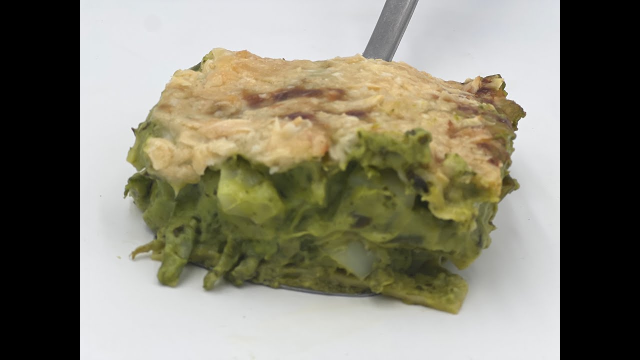 LASAGNE DE PESTO DE BASILIC ET ÉPIINARD