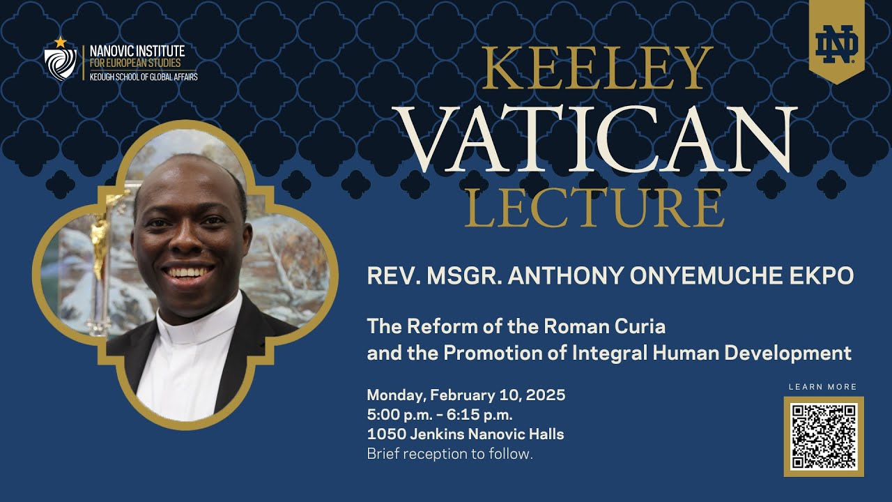“The Reform of the Roman Curia and the Promotion of Integral Human Development” | Msgr. Ekpo