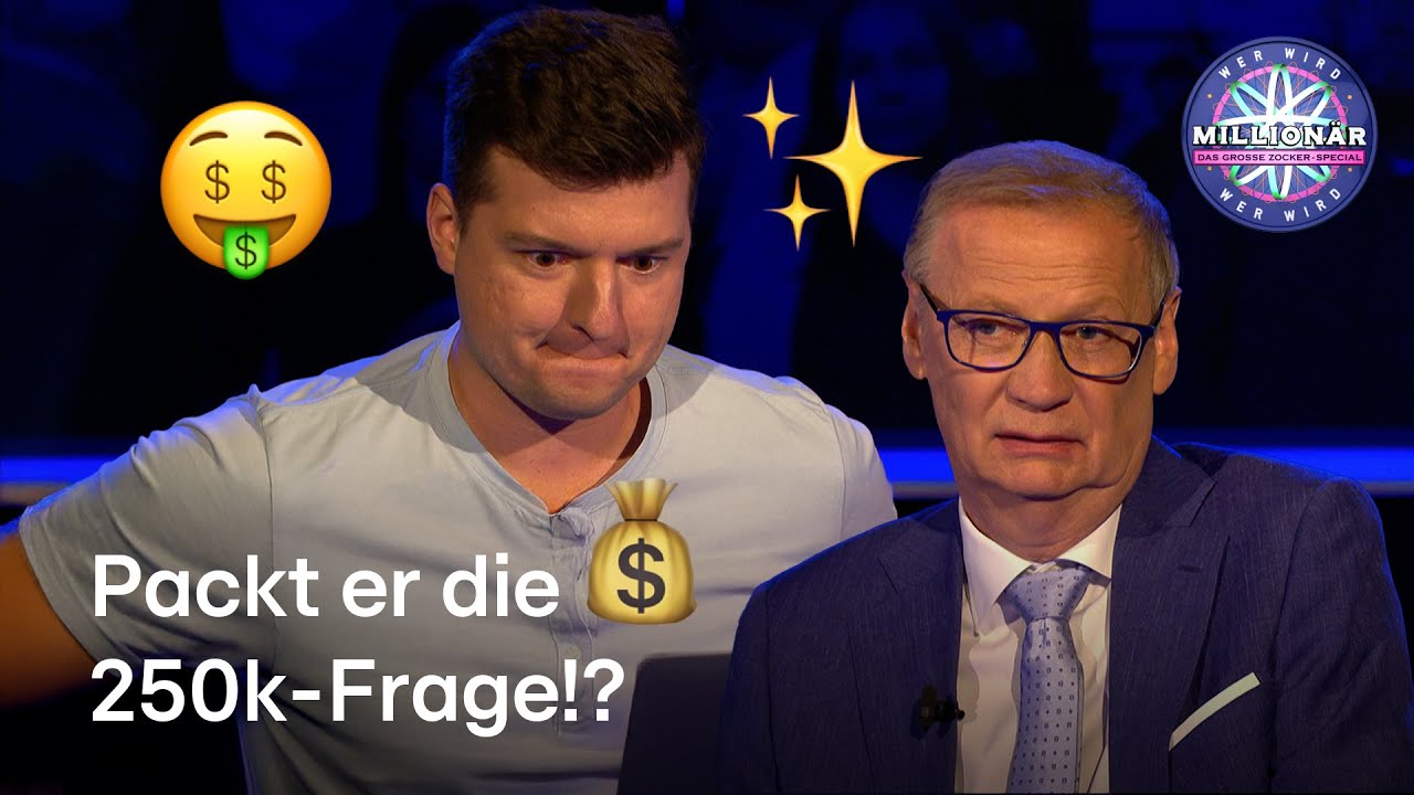 Mit 50/50 & Telefon-Joker 250k knacken? ​🤑​💶​​​​| Wer wird Millionär? Das große Zocker-Special