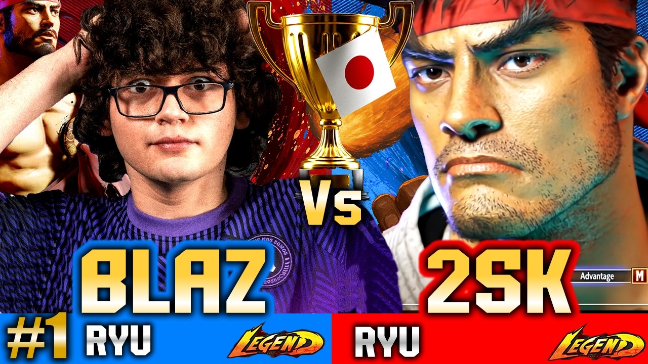 🔥SF6 Ryu (BLAZ in JAPAN🔥vs 2sK) ▰ Street Fighter 6 Gameplay High Level