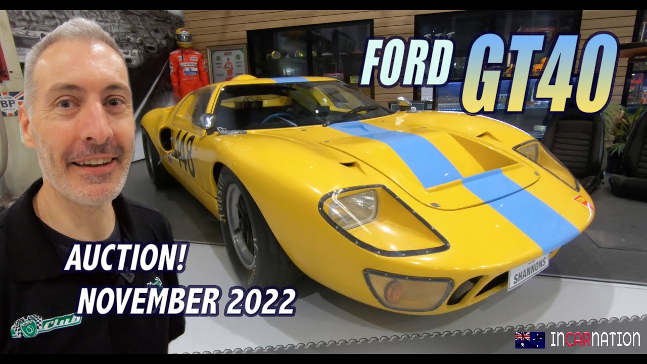 1968 FORD GT40 (REPLICA) RACE CAR / And you can buy it!