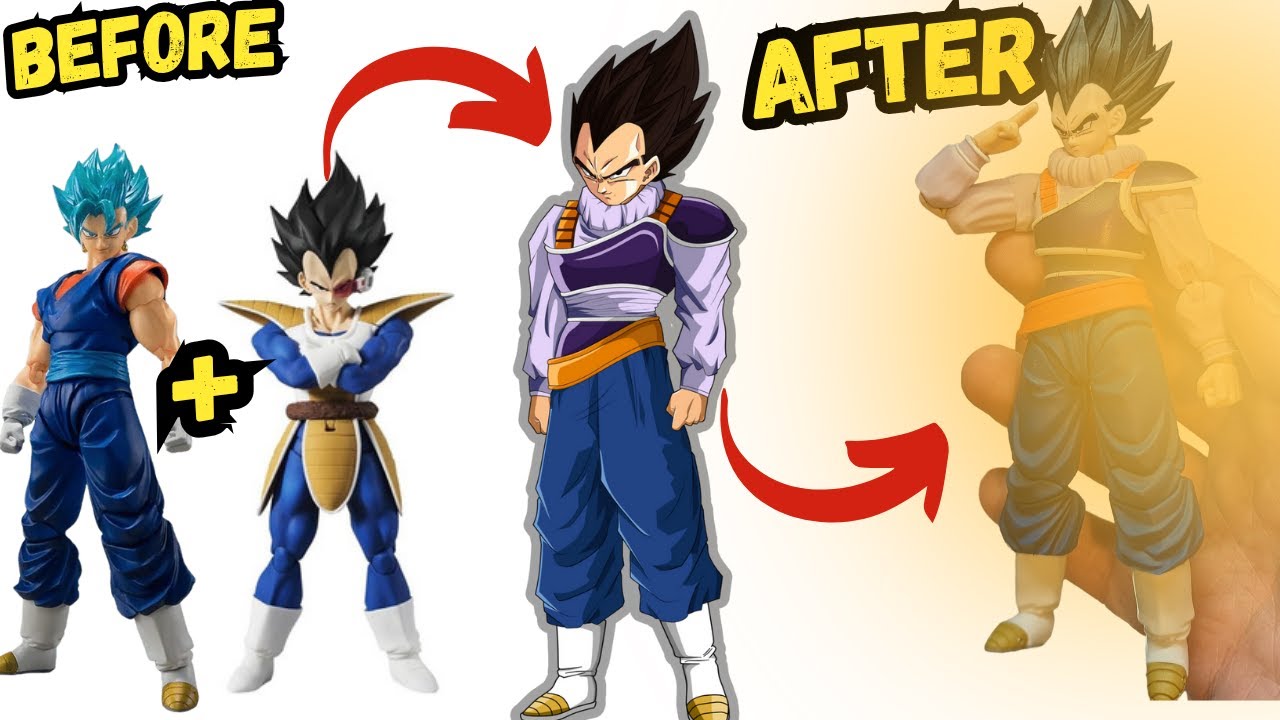 I Made a Custom VEGETA Yardrat SH Figuarts Using These 3 Methods