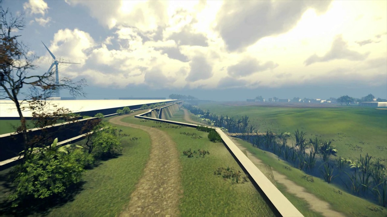 Fort Avelgem Industrial Area - CRYENGINE 5 virtual environment
