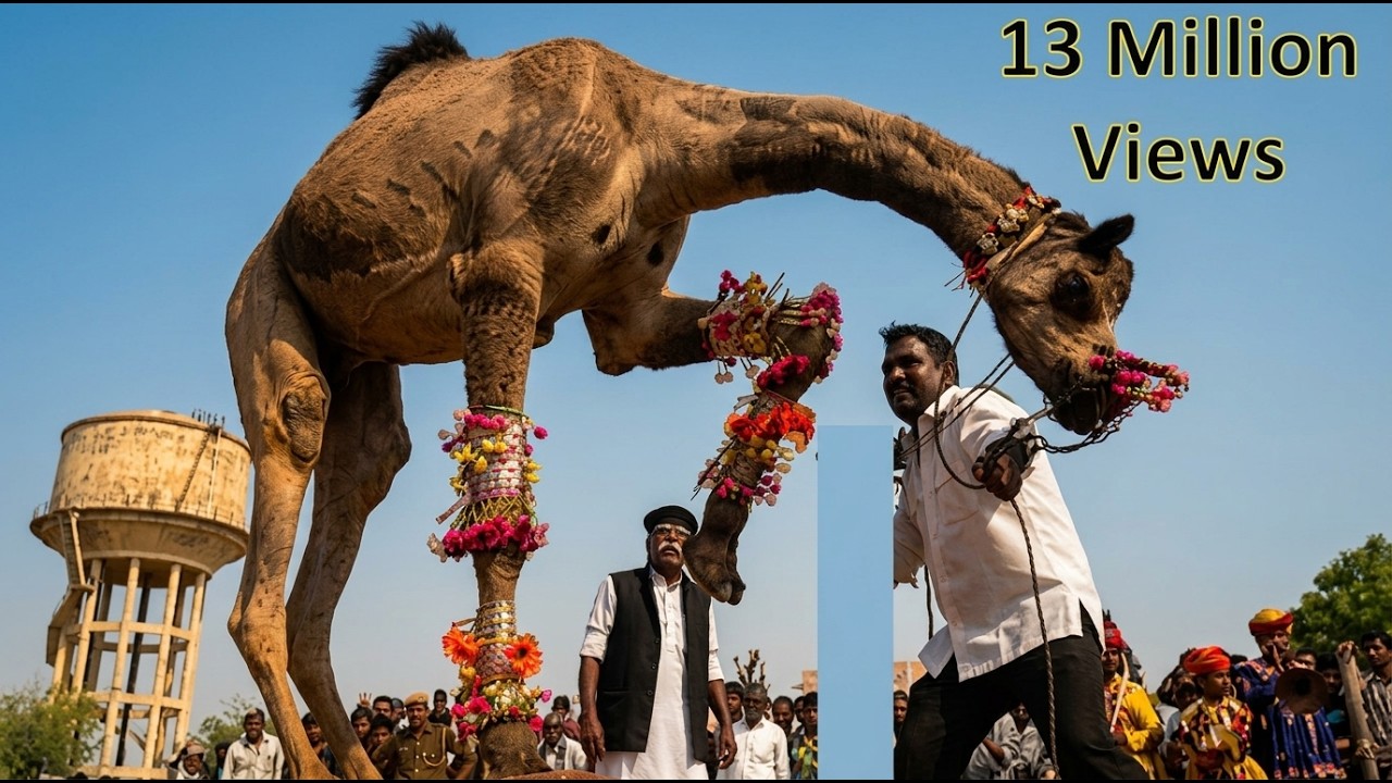 Amazing Indian Camel Dance Video - नागौर पशु मेला में कभी देखा है ऐसा ऊँट का डांस विडियो  جمل بيرقص