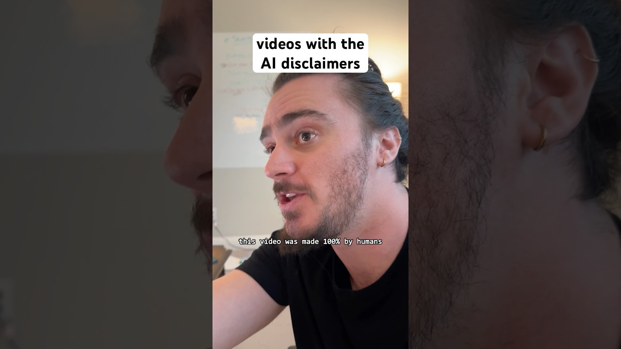 &ldquo;No AI was used in the making of this video&rdquo; #shorts #comedy #funny