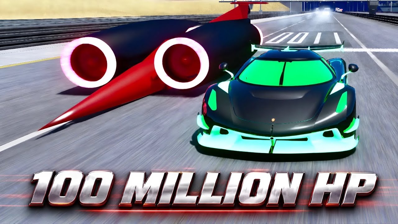100 MILLION HP Thrust SSC Devil Edition vs Koenigsegg Jesko Alien Engine at Special Stage Route X