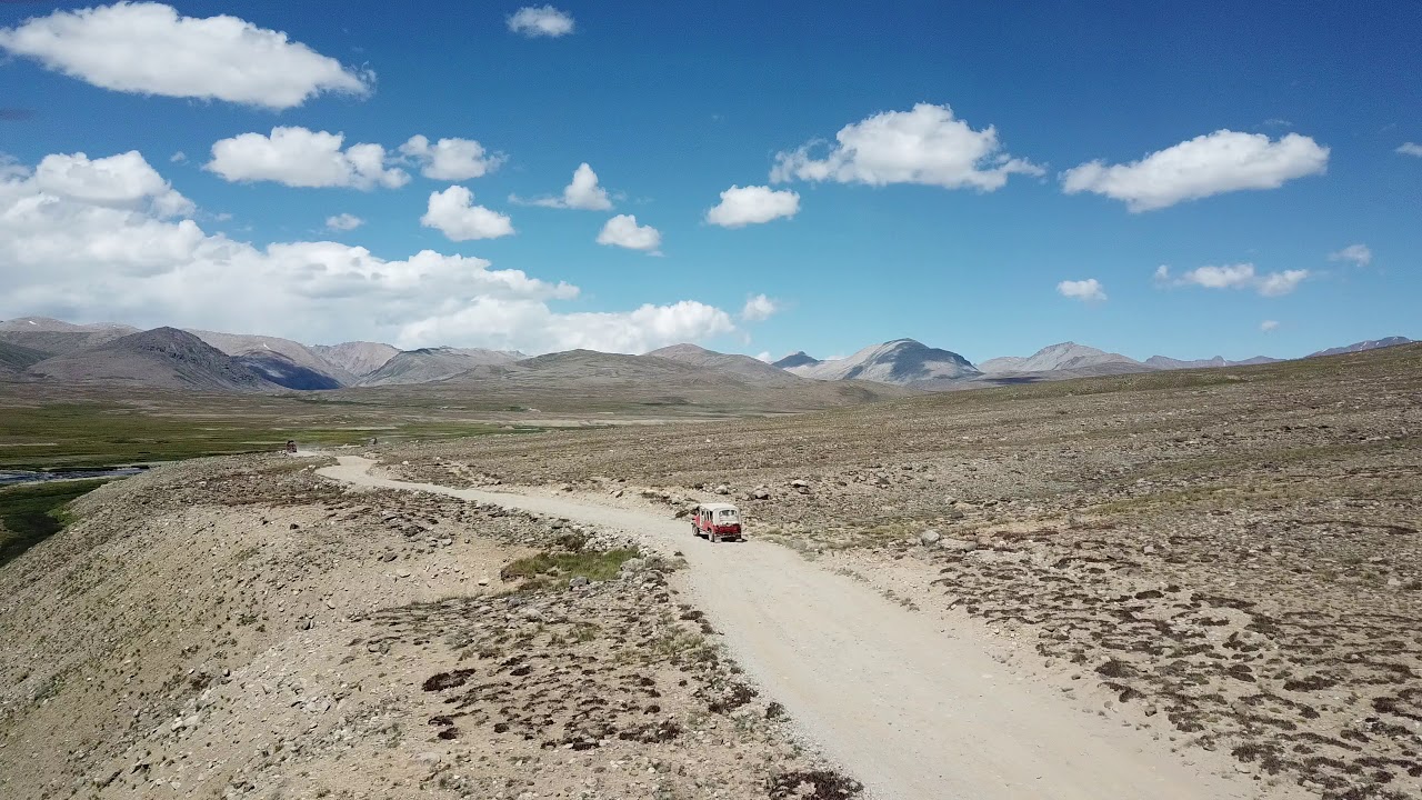 drone footage at Deosai plains