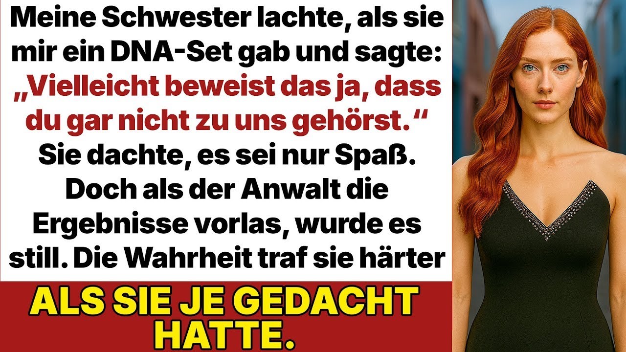 Meine Schwester verspottete mich mit einem DNA-Test, doch das Ergebnis ließ alle sprachlos zurück!