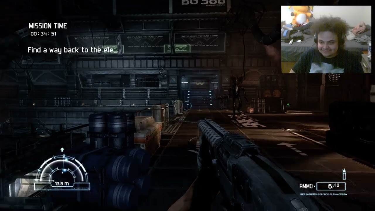 Aliens Vs Predator (Xbox 360) Part 10 Jordan's Big Solo Adventure 