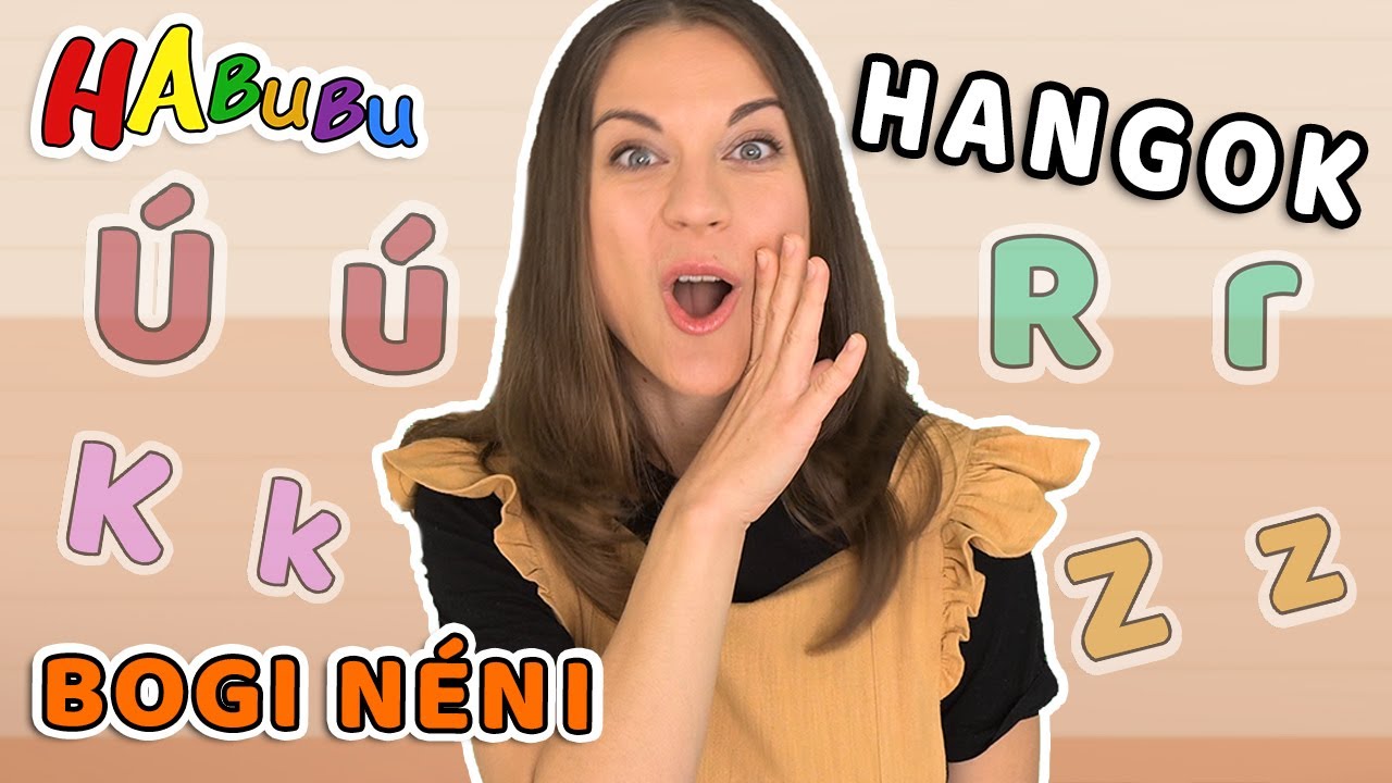 K, R, Ú és Z hang | Ejtsük ki helyesen a hangokat | Beszédfejlesztés Bogi Nénivel