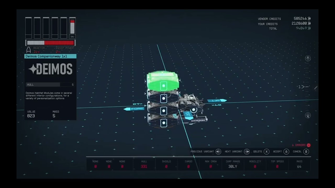How to merge parts in Starfield no mods no command console.