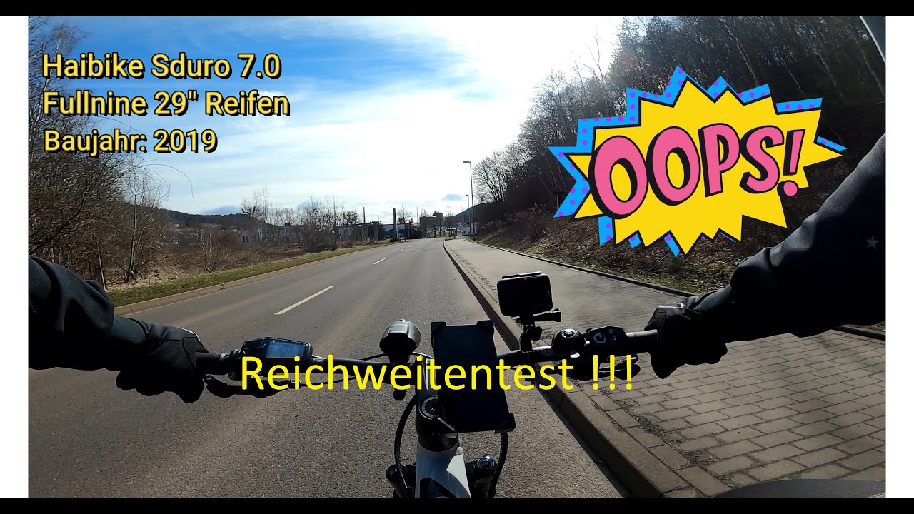 #VLOG - 10 - Reichweitentest Haibike Sduro 7 0 Fullnine im Power Boost Mode Bj.:2019 / Akku 504Wh