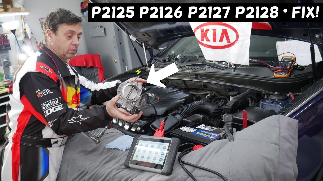KIA CODE P2125 P2126 P2127 P2128 ENGINE LIGHT KIA SORENTO SPORTAGE FORTE RIO SOUL OPTIMA