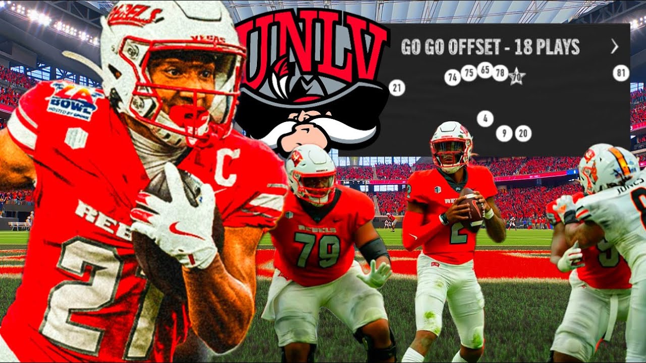 The Most UNIQUE Offensive Playbook In College Football 25 - UNLV Offense