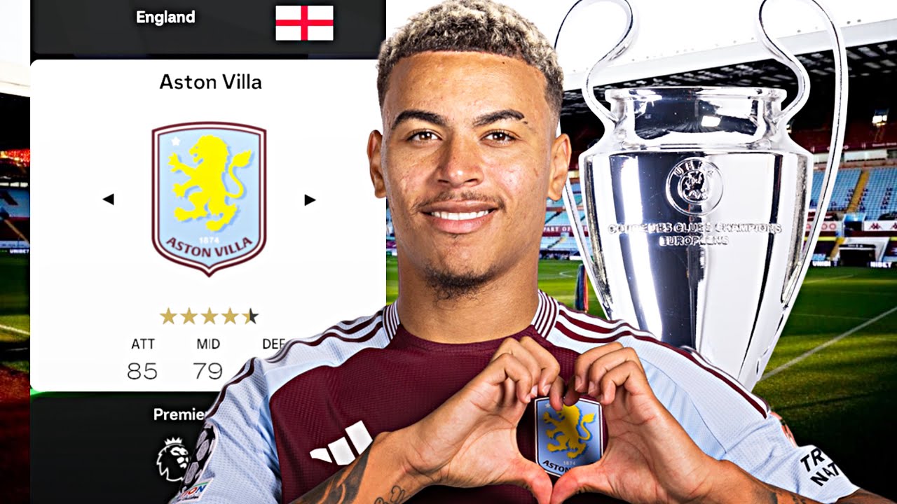 MORGAN ROGERS IS THE BEST YOUNG PLAYER IN THE UCL! (Aston Villa Career Mode #3)