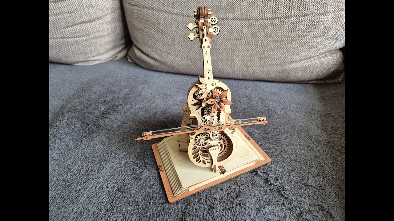 ROKR Magic Cello Music box - 3D Wooden puzzle
