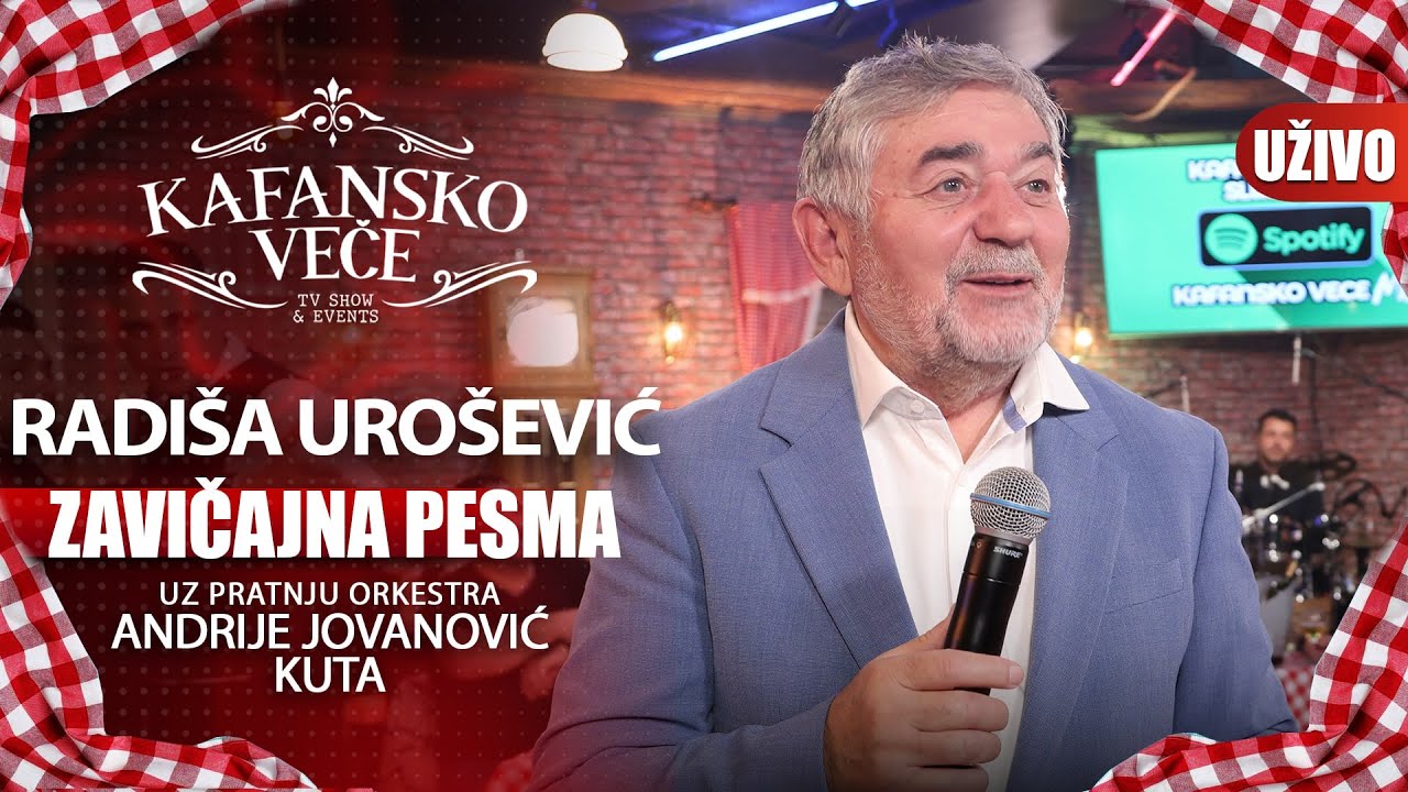 RADISA UROSEVIC - ZAVICAJNA PESMA I UZIVO I (ORK. ANDRIJA JOVANOVIC KUTA) I 2022 I KAFANSKO VECE