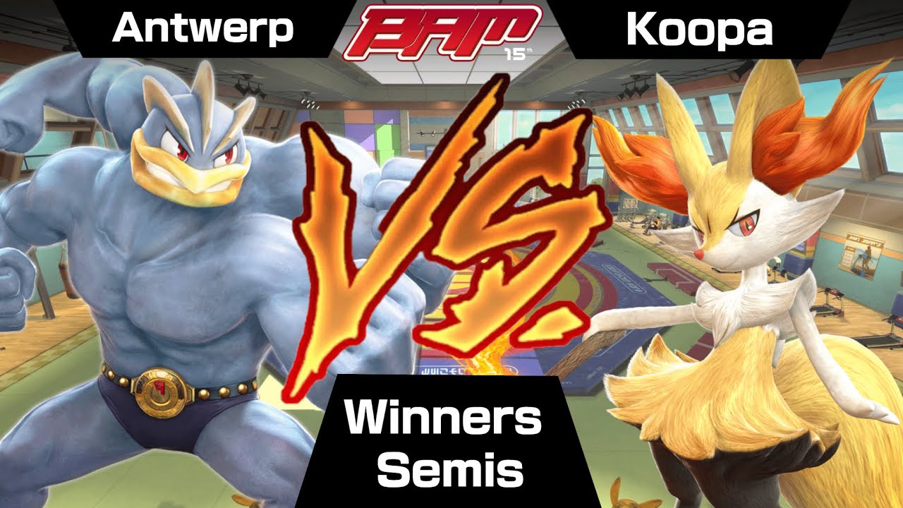 Pokken Tournament DX @ BAM15: Antwerp (Machamp) vs Koopa (Braixen) | Winners Semis