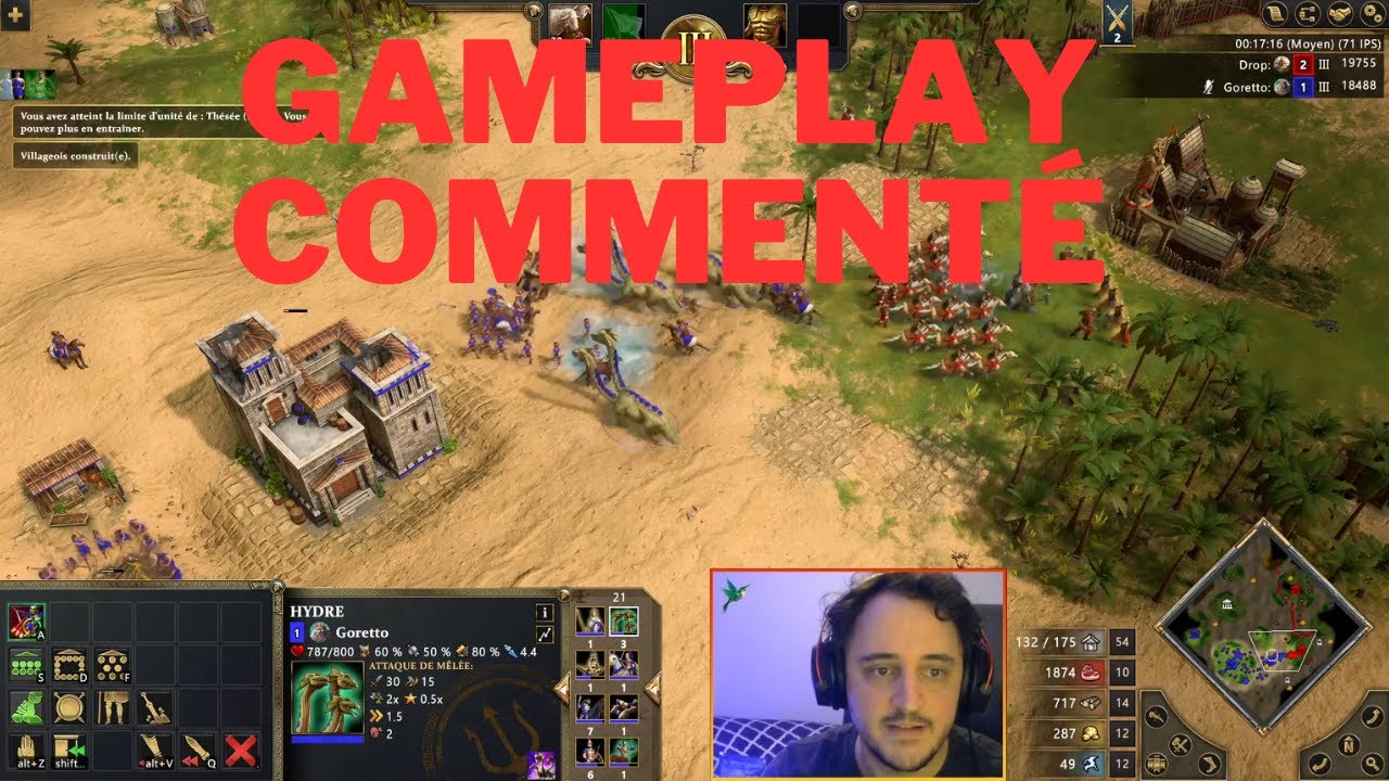 UNE GAME TRÈS ANIMÉE AVEC MON POINT DE VUE - POSEIDON VS ODIN AGE OF MYTHOLOGY RETOLD