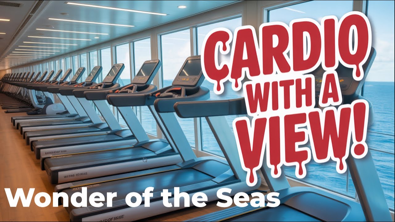 Quick Walk-Through: Wonder of the Seas Gym Access & Cardio Equipment Brief Overview (4K)🏋️🚢