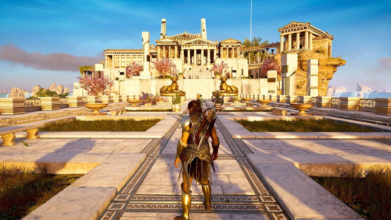 ASSASSIN'S CREED ODYSSEY FREE ROAM GAMEPLAY (4K 60FPS)