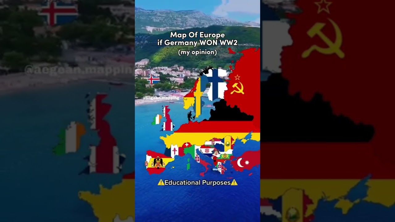 Europe Map if Germany WON WW2