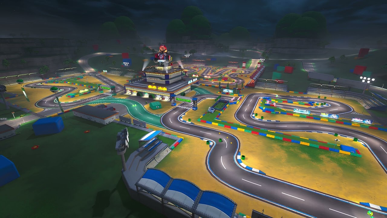 Mario Circuit (SNES) (full track with intermission, main track and outro) - Mario Kart World OST