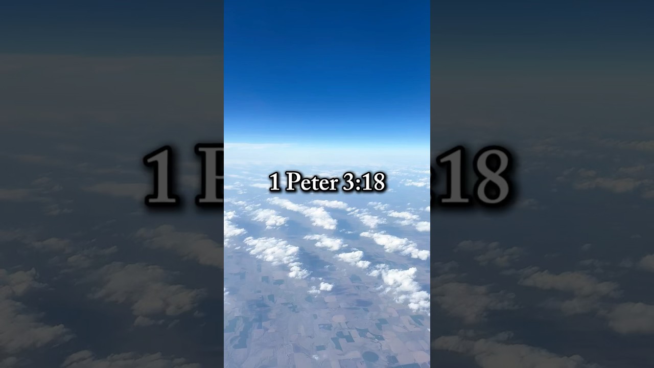 Christ Sacrificed Himself for Us - 1 Peter 3:18 🙏