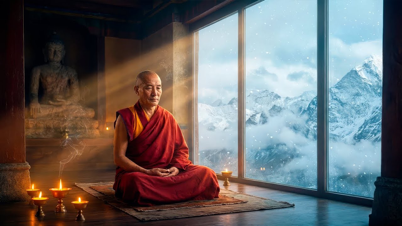 Om Mani Padme Hum | Himalayan Monks Chanting Sacred Buddhist Mantra for Deep Relaxation