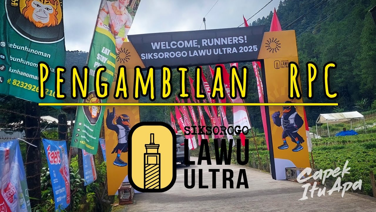RPC Siksorogo Lawu Ultra (SLU) 2025 | Race Pack Collection